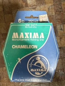 Maxima One Shot Chameleon 6lb 250Yd Monofilament Fishing Line - Picture 1 of 2