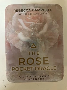 The Rose Oracle: A 44-Card Deck and Guidebook Sealed Tin Tarot Divination - Picture 1 of 3