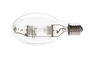 400W Metal Halide Lamp Plusrite Clear Daylight Bulb, Pear Shaped with E40 Fit - Picture 1 of 6