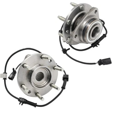 Par de conjunto de buje y cojinete de rueda delantera para Chevrolet SSR 2003 2004 2005 2006 Foto 1 de 4