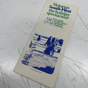 ORIGINAL RETRO Travel Booklet Brochure Junk 70s Vic South West Great Ocean Road - Picture 1 of 4