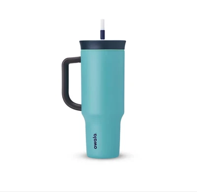 (FreeShipping) Owala Stainless Steel Travel Tumbler with Straw and Handle, 40 oz