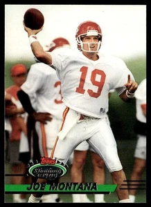 1993 Stadium Club Joe Montana Kansas City Chiefs #440 *A* - Picture 1 of 2