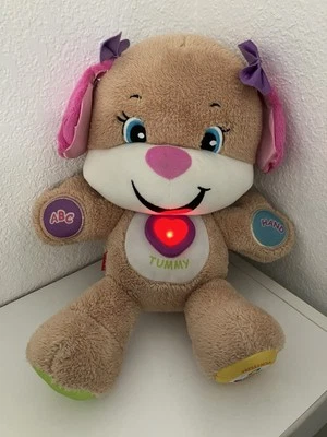 Fisher Price Laugh and Learn 智能阶段 小狗 学步儿童 学习玩具 二手  — 第 1/4 张图片