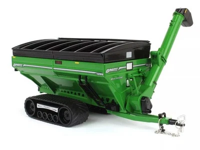 Brent 1398 Grain Cart w/ Equalizer Track - Green Diecast 1:64 Scale Model - Spec - Image 1 of 4