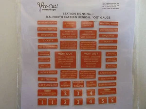 Vorgeschnittene Bahnhofsschilder Nr.1 - BR Nordostregion - Neu ab Ladenbestand.  - Bild 1 von 4