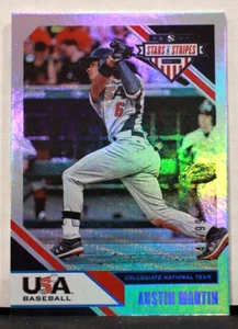 2020 Panini Stars & Stripes 6 Austin Martin - Collegiate Team Holo Foil 47/99 - Bild 1 von 2