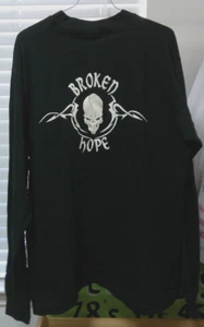 Vintage 1980's Broken Bones "Broken Hope" Hardcore Punk Band T-Shirt - Picture 1 of 5
