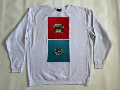 Diamond Supply Co. White Graphic Sweatshirt Size 4XL - Imagem 1 de 3