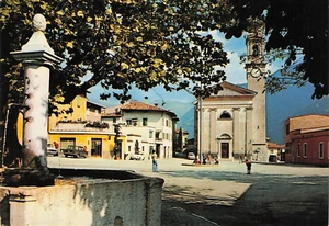 23-105B) SABBIONARA DI AVIO PIAZZA CONCILIAZIONE FONTANA CHIESA ANIMATA TRENTO - Bild 1 von 2
