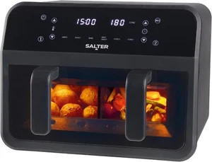 Salter Freidora de Aire Doble Antiadherente Digital LED Pantalla Táctil 6 Funciones 7L 2300W - Imagen 1 de 6