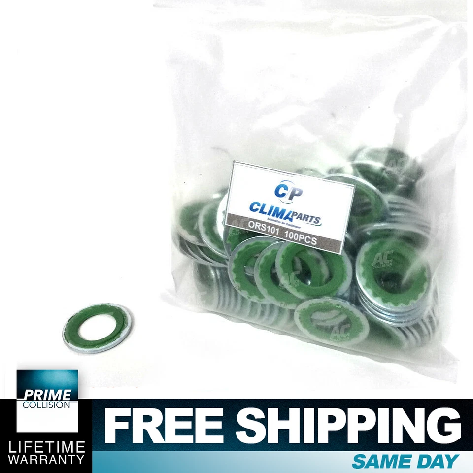 Arandela de sellado delgada 5/8 para compresor de aire acondicionado GM (100 unidades) Foto 1 de 1