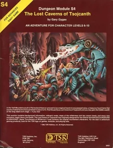 S4 THE LOST CAVERNS OF TSOJCANTH ECC! Modulo D&D vintage TSR Dungeons Dragons - Foto 1 di 2