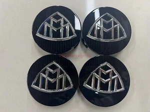 FOR Mercedes Benz Maybach Wheel Center Hub Cap Cover Logo Emblem 4Pcs 75mm - Picture 1 of 5