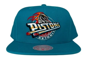 Mitchell & Ness NBA Detroit Pistons HWC Team Ground 2.0 Snapback Hat, Cap, New - Picture 1 of 12