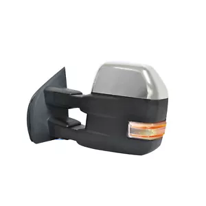 Espejo retrovisor de remolque para Ford F150 15-20 potencia señal térmica conductor lado izquierdo cromo izquierdo - Imagen 1 de 11
