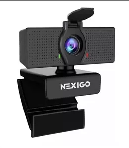 NexiGo N60 1080P Webcam con Microfono, FOV Regolabile, Zoom, Controllo Software - Foto 1 di 10
