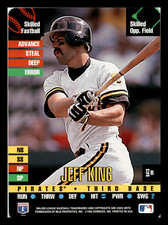 1995 Donruss Top of the Order Jeff King Pittsburgh Pirates  Mint
