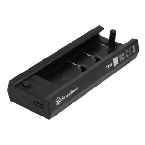 Silverstone TS16 SSD enclosure Black M.2 - Picture 1 of 5