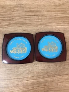 Posavasos vintage para teleférico de San Francisco - Imagen 1 de 3