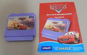 Disney Pixar Cars: Rev It Up In Radiator Springs [VTech V.Smile] Game & Manual - Picture 1 of 5