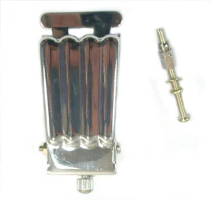Quality chorm plated Banjo Tailpiece, Nice Luthier Parts - Picture 1 of 7