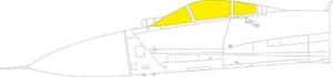 Eduard 1/48 paint masks SU-27 for GREAT WALL HOBBY - EX838 - Picture 1 of 2