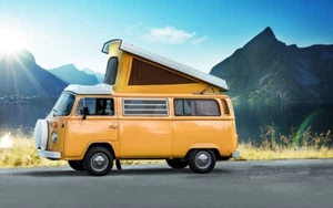 VW T2 Camper (Fácil Click Sistema) Modelo Set 1:24 Plástico Modelo Kit Revell - Imagen 1 de 1