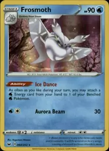 (SWSH01-064) Tarjeta Pokémon Espada y Escudo Frosmoth (Holofoil Raro) # 64 - Imagen 1 de 1