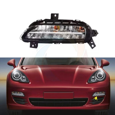 For Porsche Panamera 970 2010-2013 Left Bumper Fog Lamp Daytime Running Light Foto 1 de 4