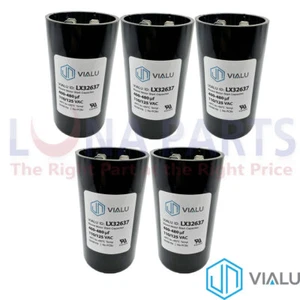 Pack of 5 - VIALU - 400-480 uf/MFD 110-125 VAC Round Start Capacitor 50/60 Hz - Picture 1 of 5