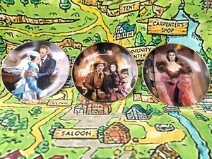 Gone With The Wind: Golden Anniversary Series Plates - Scarlett, Atlanta, Honor - Picture 1 of 16