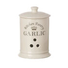 Stow Green Majestic Pantry Garlic Jar - Stoneware Food Storage Container
