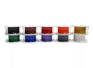 1 Roll Wire-Wrapping Wire Silver-Plated Copper 500Ft 30AWG RoHS any Color of 10 - Picture 1 of 3