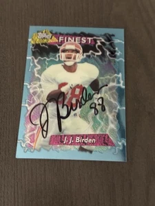 1995 Topps Finest #147 JJ J.J. BIRDEN Autographed HAND SIGNED Auto Football Card - Picture 1 of 2