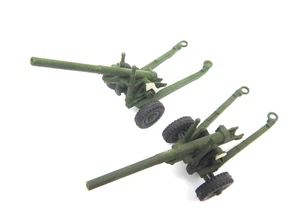 Pair VTG Dinky Toys Cannons Made In England - Picture 1 of 2