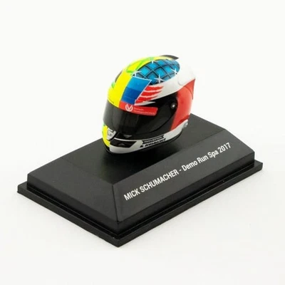 Mini Helmet 1/8 Mick Schumacher Belgium Gp 2017 - Immagine 1 di 4
