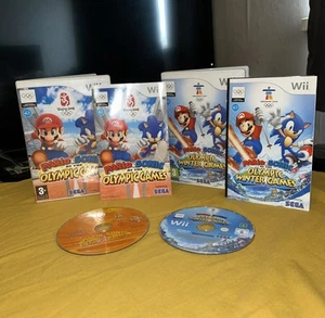 Nintendo Wii: Mario & Sonic en los Juegos Olímpicos de Invierno x2 Paquete - Con Manuales ✅ - Imagen 1 de 12