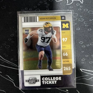 2022 Panini Chronicles Draft Picks - Contenders Optic Aidan Hutchinson #18 (RC) - Picture 1 of 2