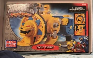 🔥 New Mega Bloks 5712 Power Rangers Ninja Storm Lion Zord 2003 Factory Sealed - Picture 1 of 6