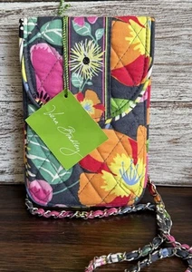 Vera Bradley Teléfono Celular iPhone Bandolera Cadena Correa Jazzy Blooms ¡NUEVO CON ETIQUETAS! - Imagen 1 de 8
