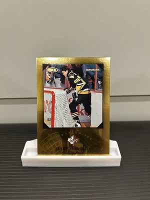 Donruss Canadian Ice Scrapbook 1996 #21 Mario Lemieux/1966 Penguins Salón de la fama Foto 1 de 4
