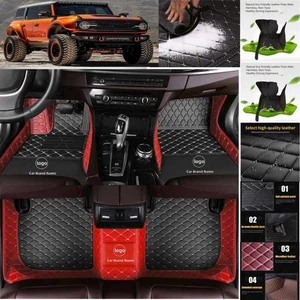 For Ford Bronco Car Floor Mats Luxury Waterproof Carpets Liners Interior Auto - Imagen 1 de 28