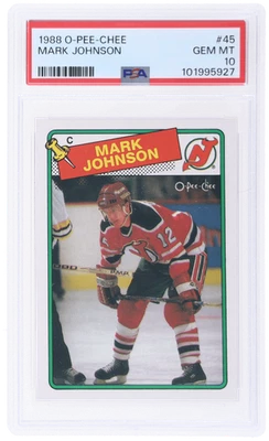 1988 O-Pee-Chee Mark Johnson #45 PSA 10 - Image 1 of 2