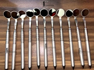 Juego de 12 piezas de manijas de espejo dentales compatibles con Hu-Friedy con espejos bucales antiniebla - Imagen 1 de 4