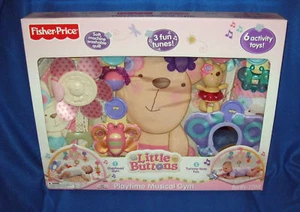 FISHER PRECIO PEQUEÑO BOTONES PLAYTIME MUSICAL ROSA GIMNASIO NUEVO - Imagen 1 de 5