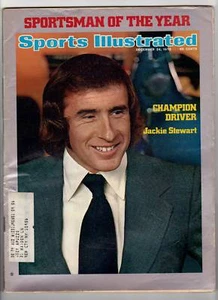 1973 Sports Illustrated magazine Jackie Stewart, Sportsman Year auto racing GOOD - Picture 1 of 1