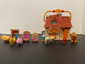 Disney Animators Belle Cottage Littles Micro Mini Spielset Figuren Tiere - Bild 1 von 12