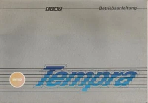 FIAT  TEMPRA 1 Betriebsanleitung 1992 Bedienungsanleitung Handbuch Bordbuch BA - Picture 1 of 1