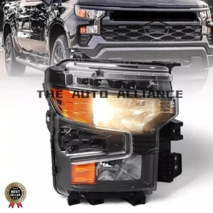For 2022-2024 Chevy Silverado 1500 Halogen Headlights Headlamps Passenger Side - Bild 1 von 7